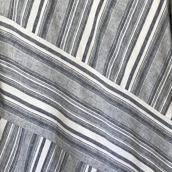 SOFT SURROUNDINGS Sonja Dress Midi Shift Blue White Women’s Size XL Size 18 1X - Picture 3 of 16